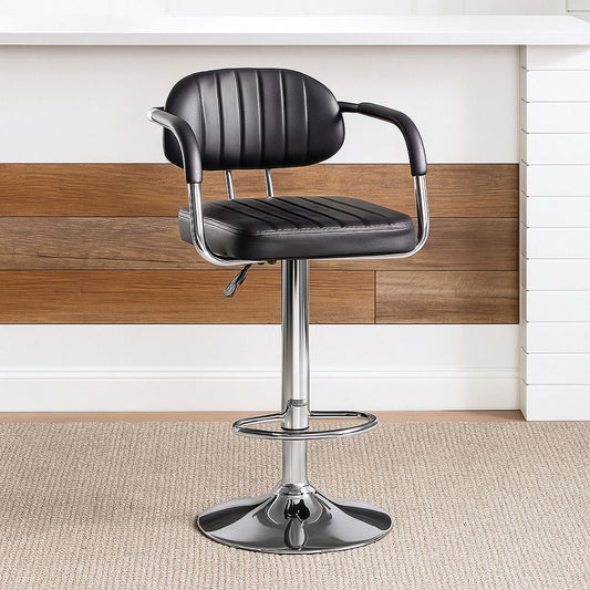 NITYAM Premium Quality Bar Stool Chair For Kitchen Cooking|Home|Office|Shop Metal Bar Stool NITYAM
