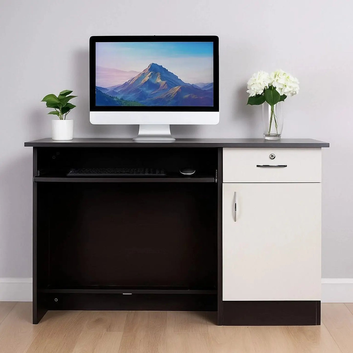 Premium Quality Computer Table With Storage Engineered Wood Multipurpose Table Nityam Interior