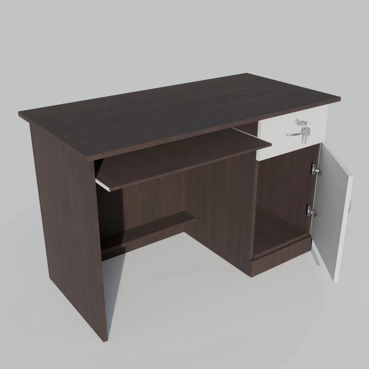 Premium Quality Computer Table With Storage Engineered Wood Multipurpose Table Nityam Interior