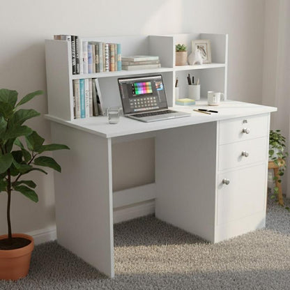 NITYAM Premium Quality Computer Table With Drawer For Storage Engineered Wood Multipurpose Table NITYAM