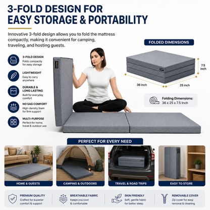 Nityam Trifold Mattress Nityam Interior