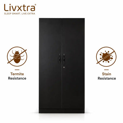 Livxtra Engineered Wood 2 Door Wardrobe
