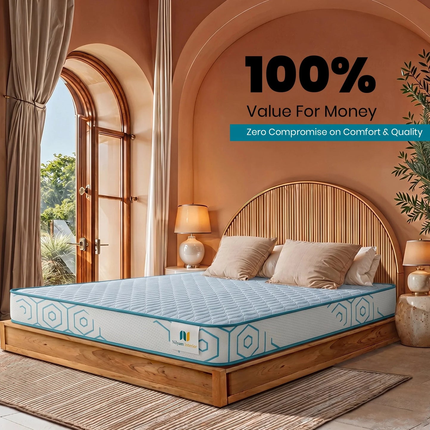 Nityam 7-zone memory foam mattress Nityam Interior