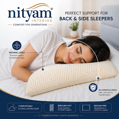 Nityam 100% Natural Latex Pillow Nityam Interior