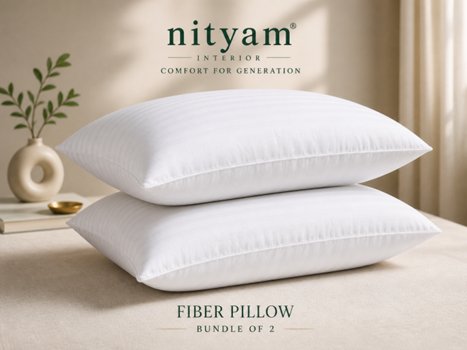 Nityam Microfiber Pillow Nityam Interior