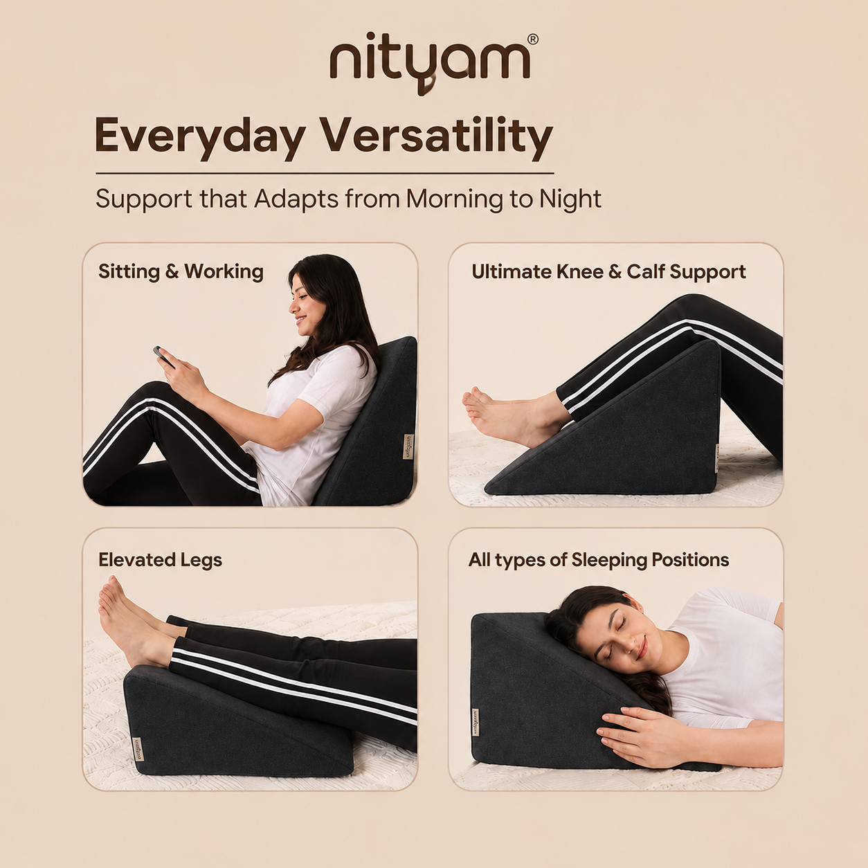 Nityam Ergonomic Wedge Cushion Nityam Interior