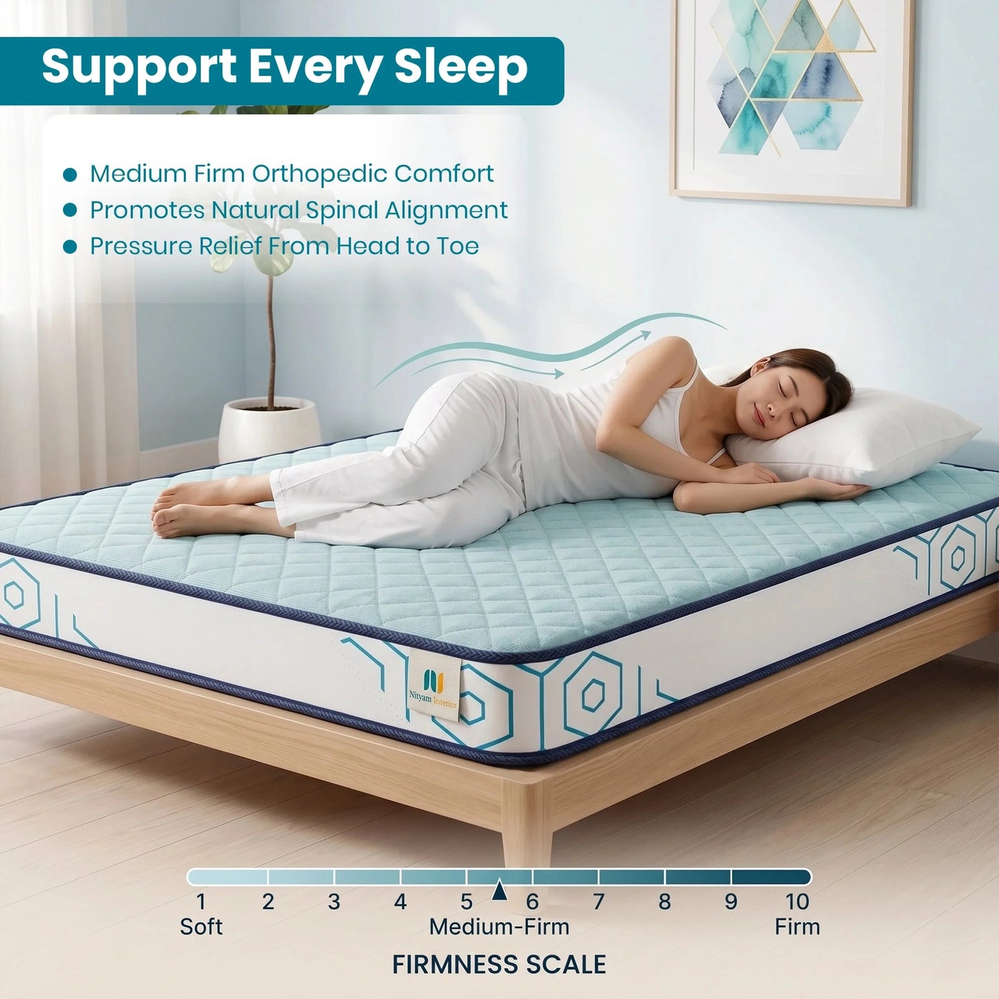 Nityam EcoLatex Natural Latex Mattress Nityam Interior