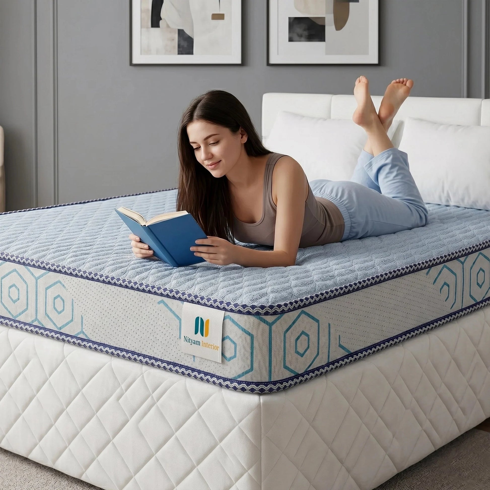 Nityam Dual Comfort HR Foam Mattress with Dual Invert Technology Nityam Interior